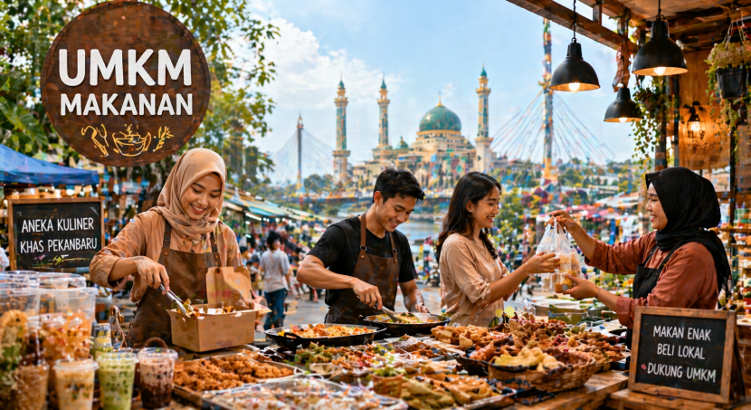 UMKM Lokal Pekanbaru di Bidang Makanan Naik Pesat