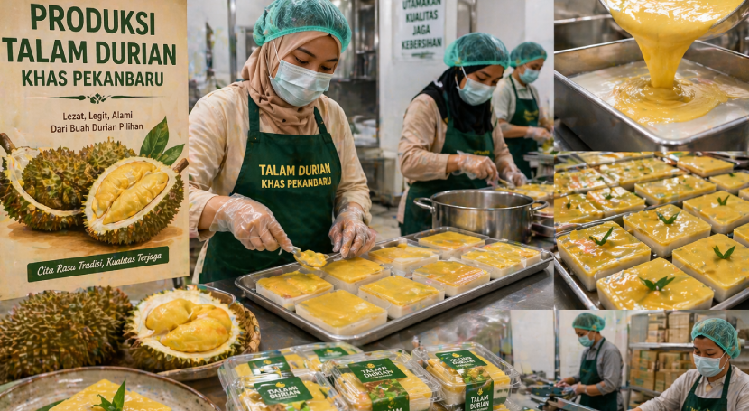 Talam Durian dari Pekanbaru: Dari Jajanan Lokal hingga Go Nasional